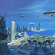 Illustration for article titled Doha, Qatar: A Future City as Envisioned by Syd Mead